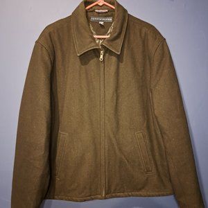 Tommy Hilfiger Wool Zip Up Dressy Casual Jacket Coat